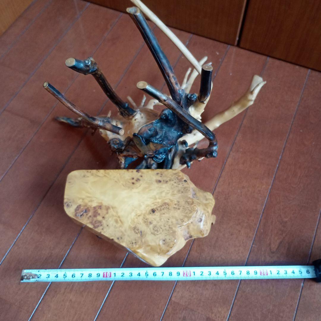 流木　アート　飾り棚