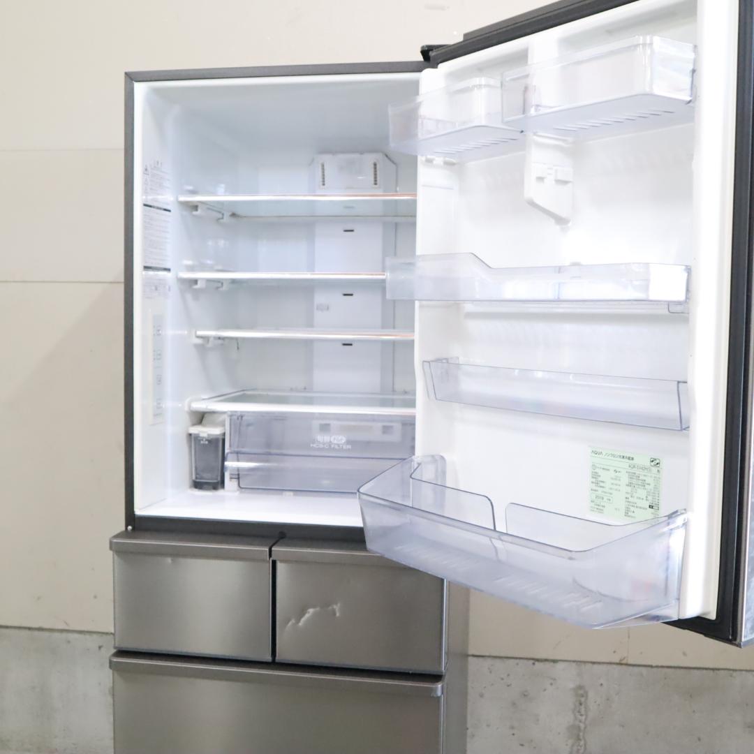 AQR-SV42H(S) シルバー 冷蔵庫 415L B81
