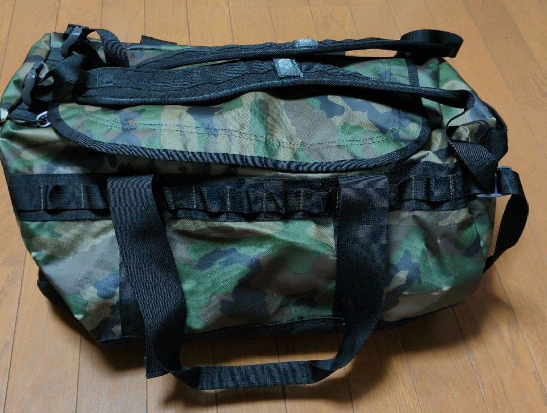 The North Face カモフラージュ ボストンバッグ