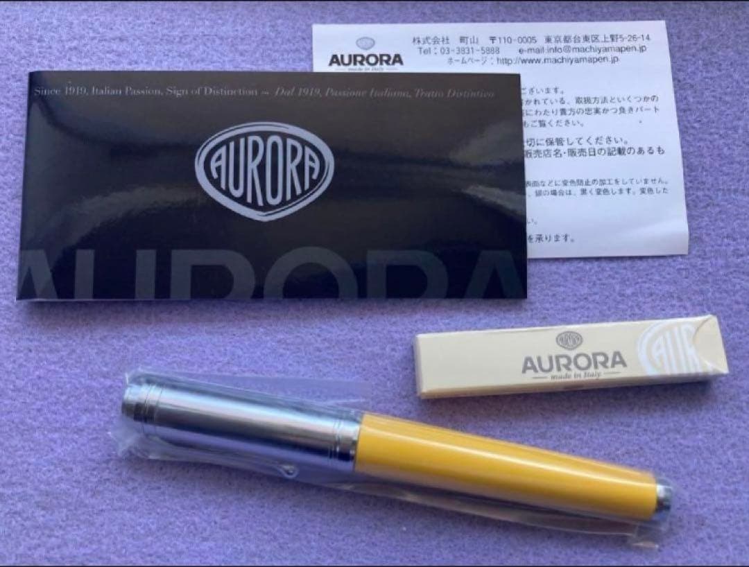 AURORA アウロラ 万年筆 Pennino oro 14Kt. ペン先14k