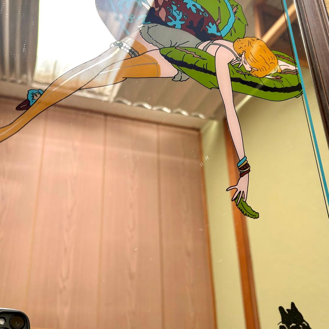 ウイスキー　鏡　レトロ　NIKKA WHISKY パブミラー　ビンテージ　当時