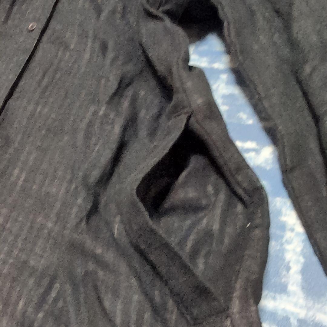 黒ロングシャツ 長袖　タグ付き新品　わちふぃーるど