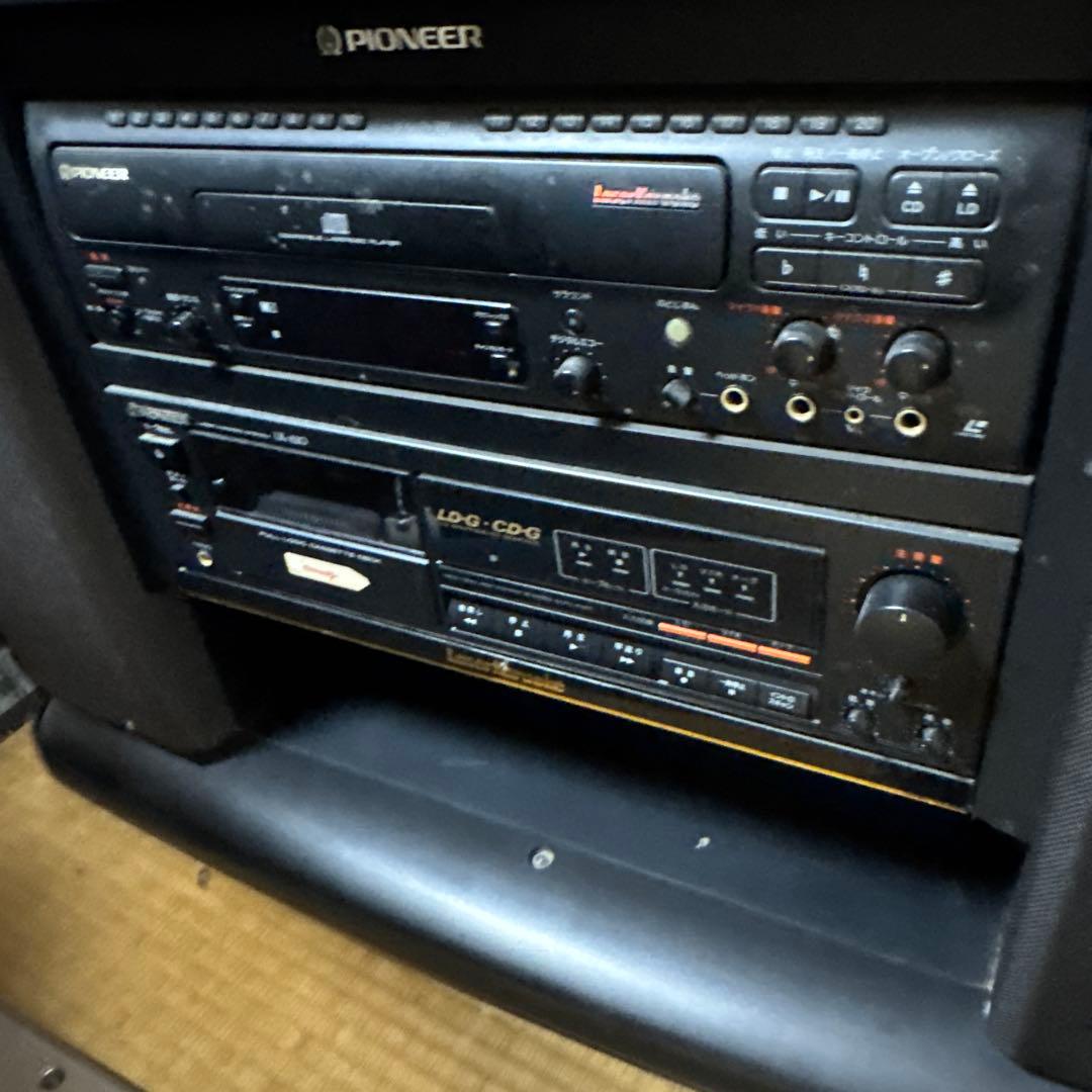 レーザーディスクカラオケ　ジャンク品