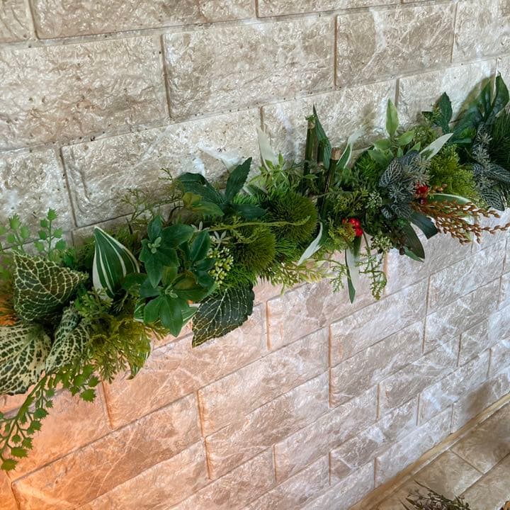 光触媒　人工観葉植物　ウォールグリーン235689