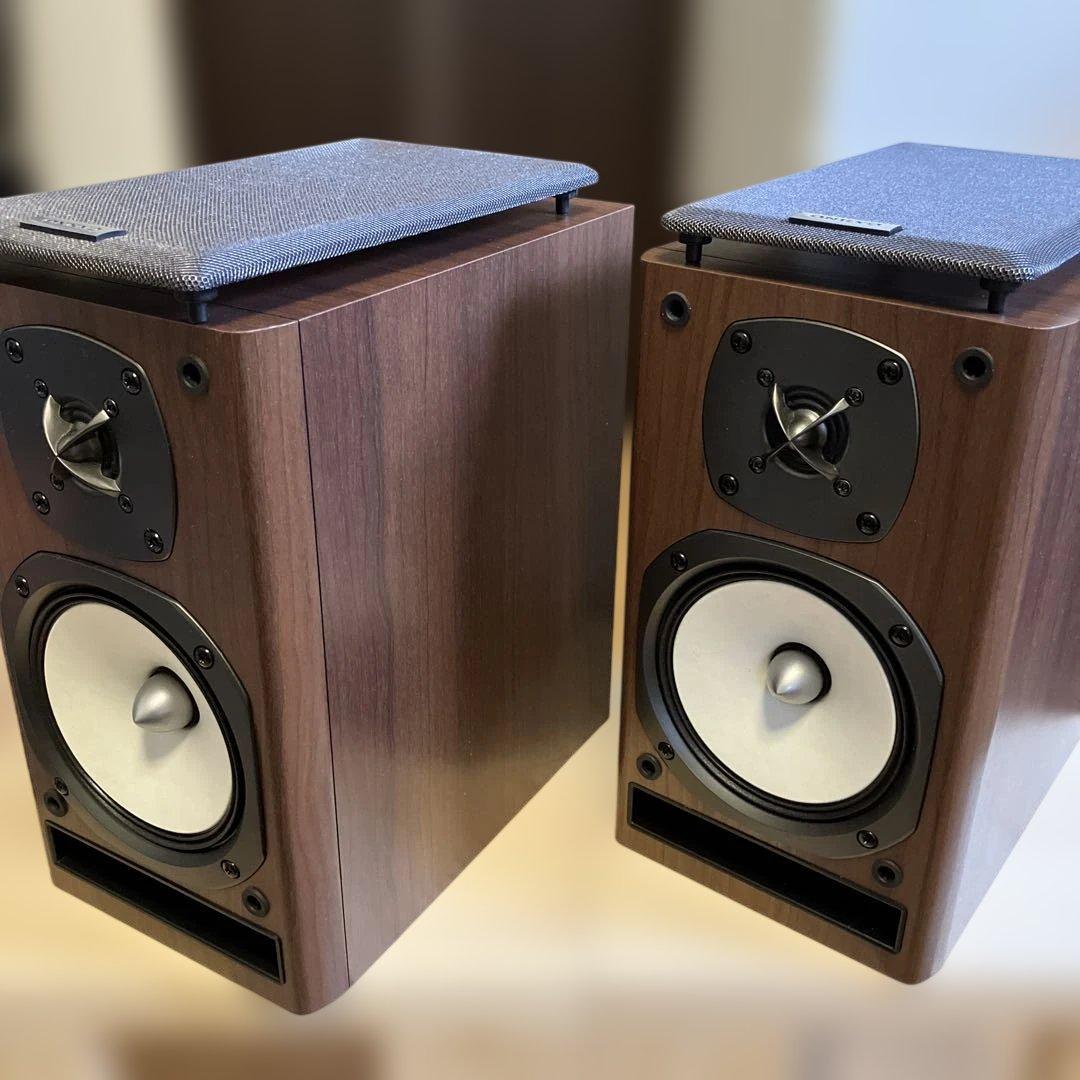 美品‼️感動品‼️ONKYOブックシェルフスピーカー ダークウッドD-NFR 7TX