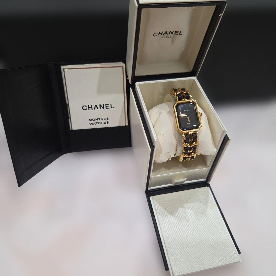 【CHANEL】 シャネルプルミエール　Lサイズ 1980年代製レディース時計