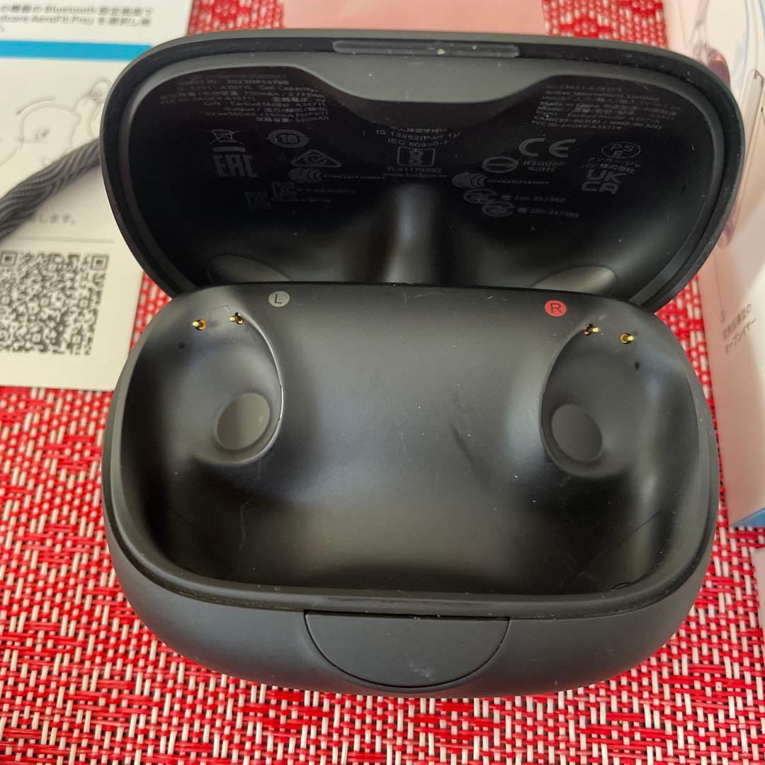 イヤホン SoundCore Anker Aero fit Pro BLACK