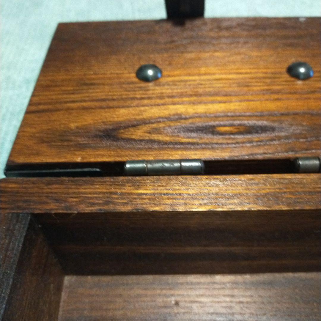 千両箱　小物入れ　古道具　アンティーク　木製　鉄