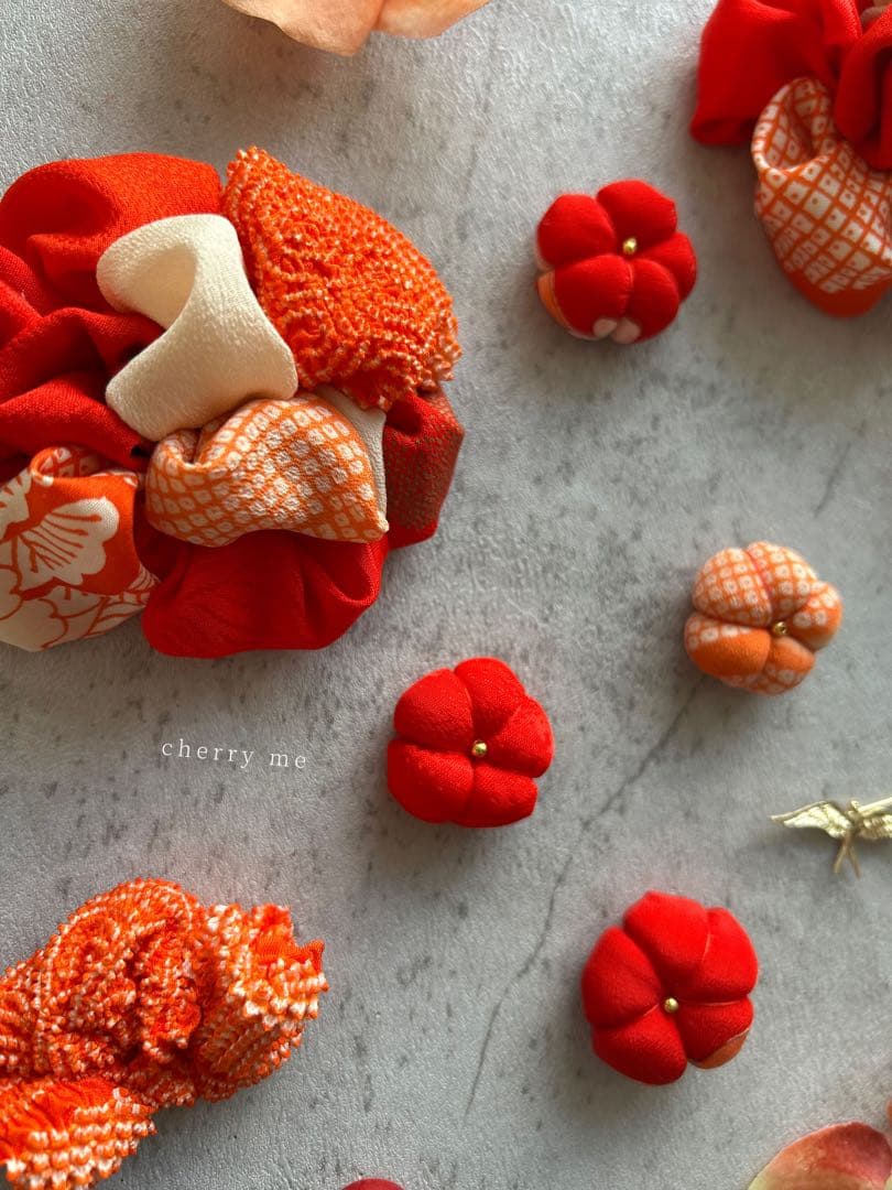 g*2様 七五三　七五三髪飾り　ヘッドドレス　着物髪飾り　リメイク髪飾り　044