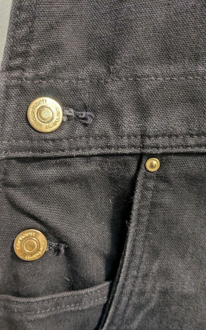 Carhartt ダブルニー ダックオーバーオール Black