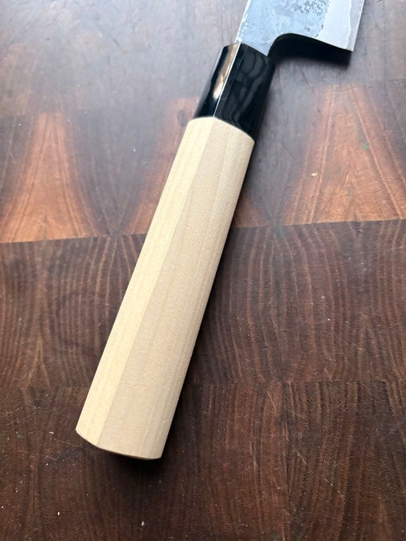 土佐打刃物　青2 切付　和　牛刀　210mm 7寸　包丁　霞　手打　未使用　青紙