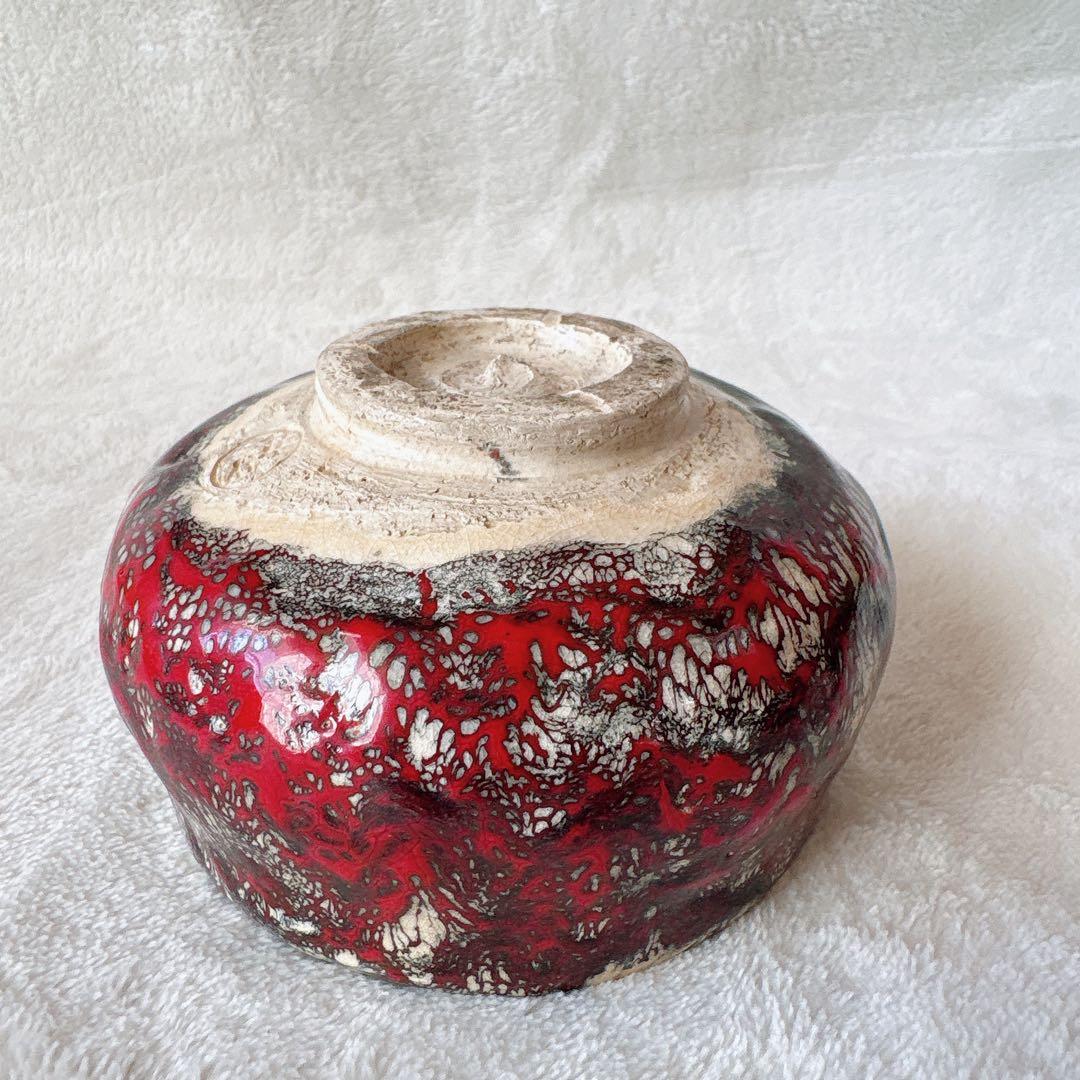 アンティーク 骨董品 箕面焼 松田箕山 茶碗 茶盌 在銘 茶道具 昭和レトロ