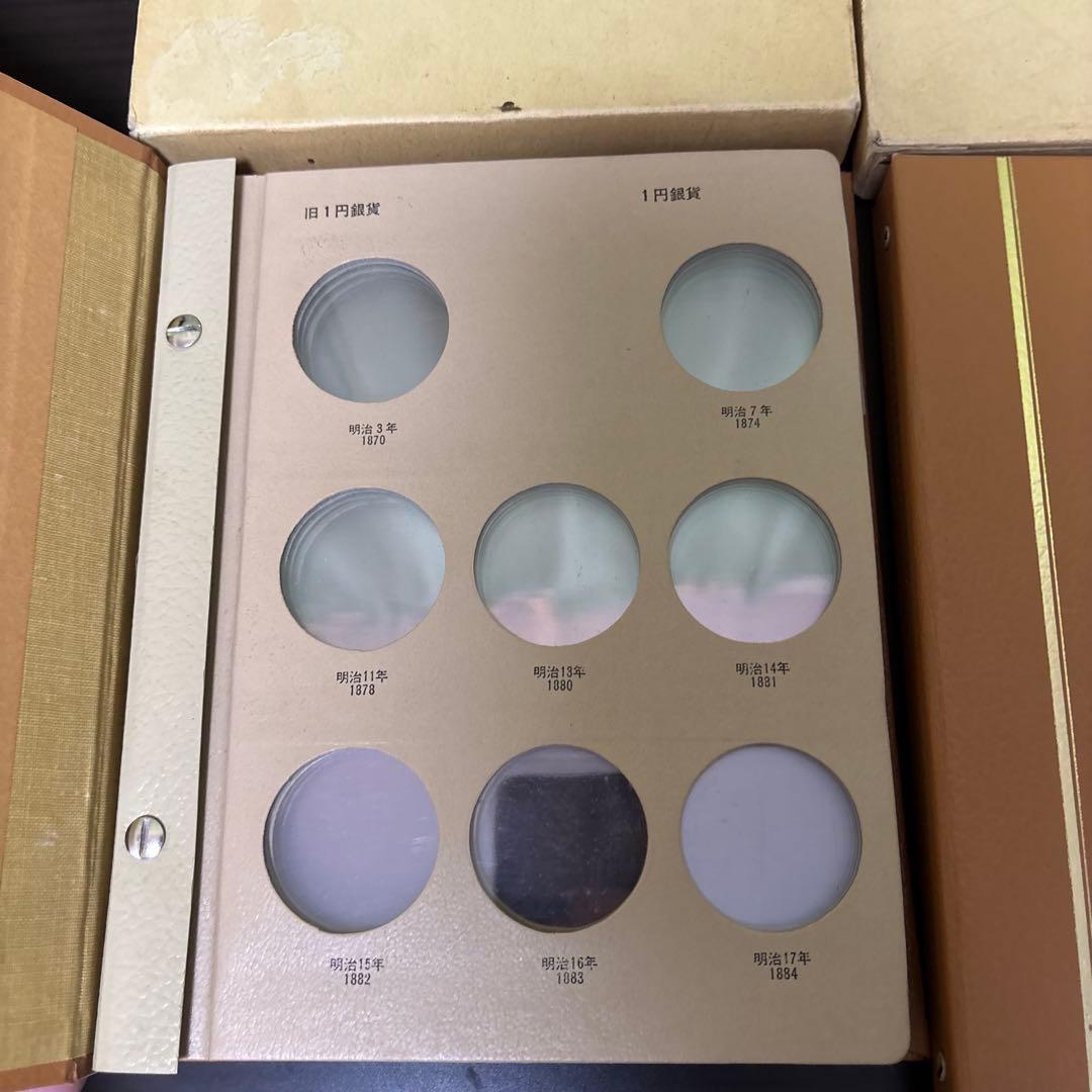 ケースのみ　近代年号別アルバム 5冊 現行年号別アルバム　1冊