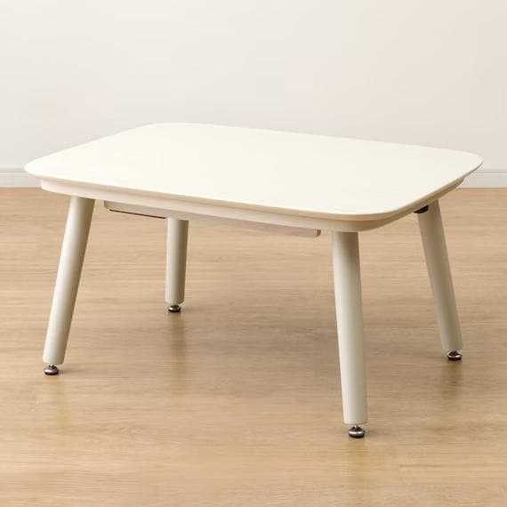 ニトリ★高さが変えられる2Wayこたつテーブル/幅80×奥行60(ホワイト)