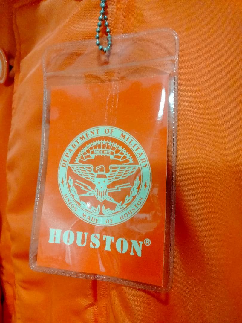 HOUSTON N-3B レアカラー　オレンジ　オールド　フライトジャケット