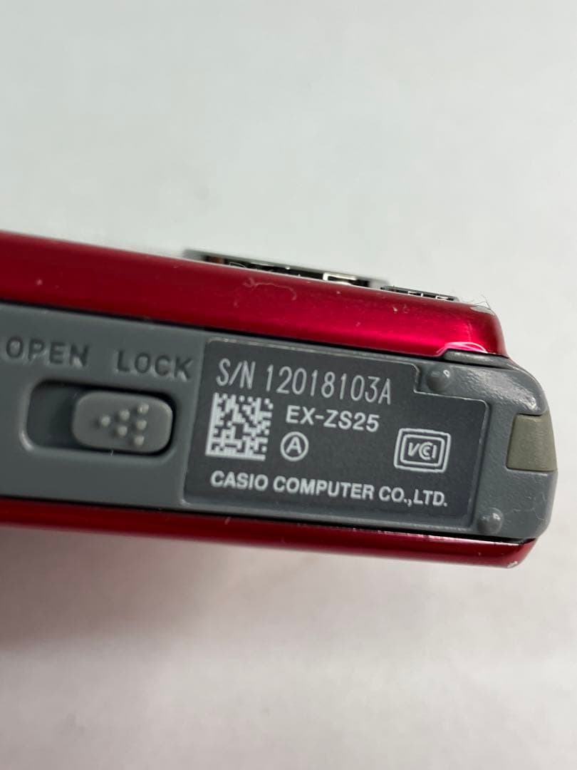 CASIO EXILIM EX-ZS25 デジタルカメラ レッド デジカメ