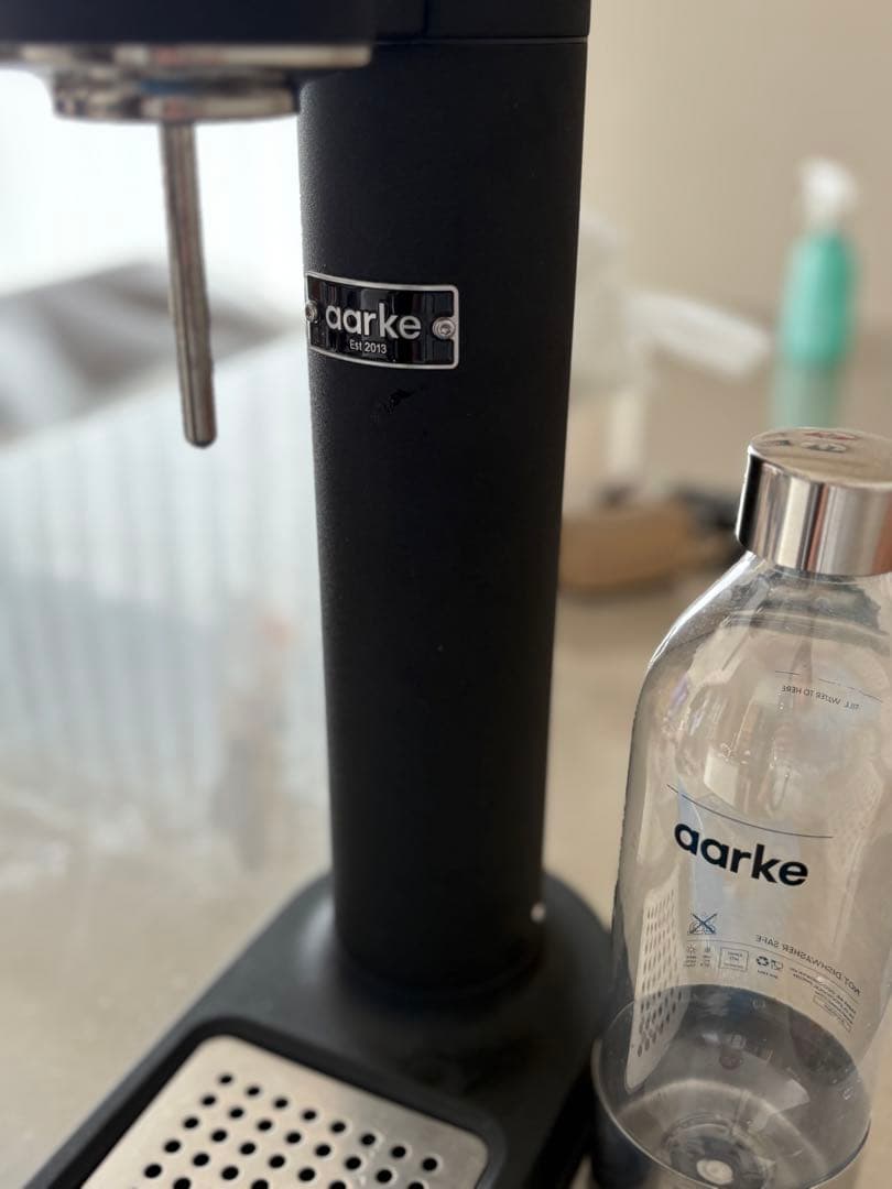 【いっきゅう】aarke カーボネーター3 マットブラック専用ボトル付き