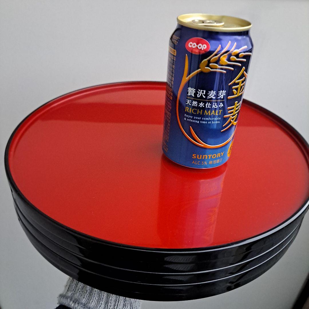 【輪島塗　尺サイズ　卓上膳×5客】布着本堅地　輪島屋本店　長期保管