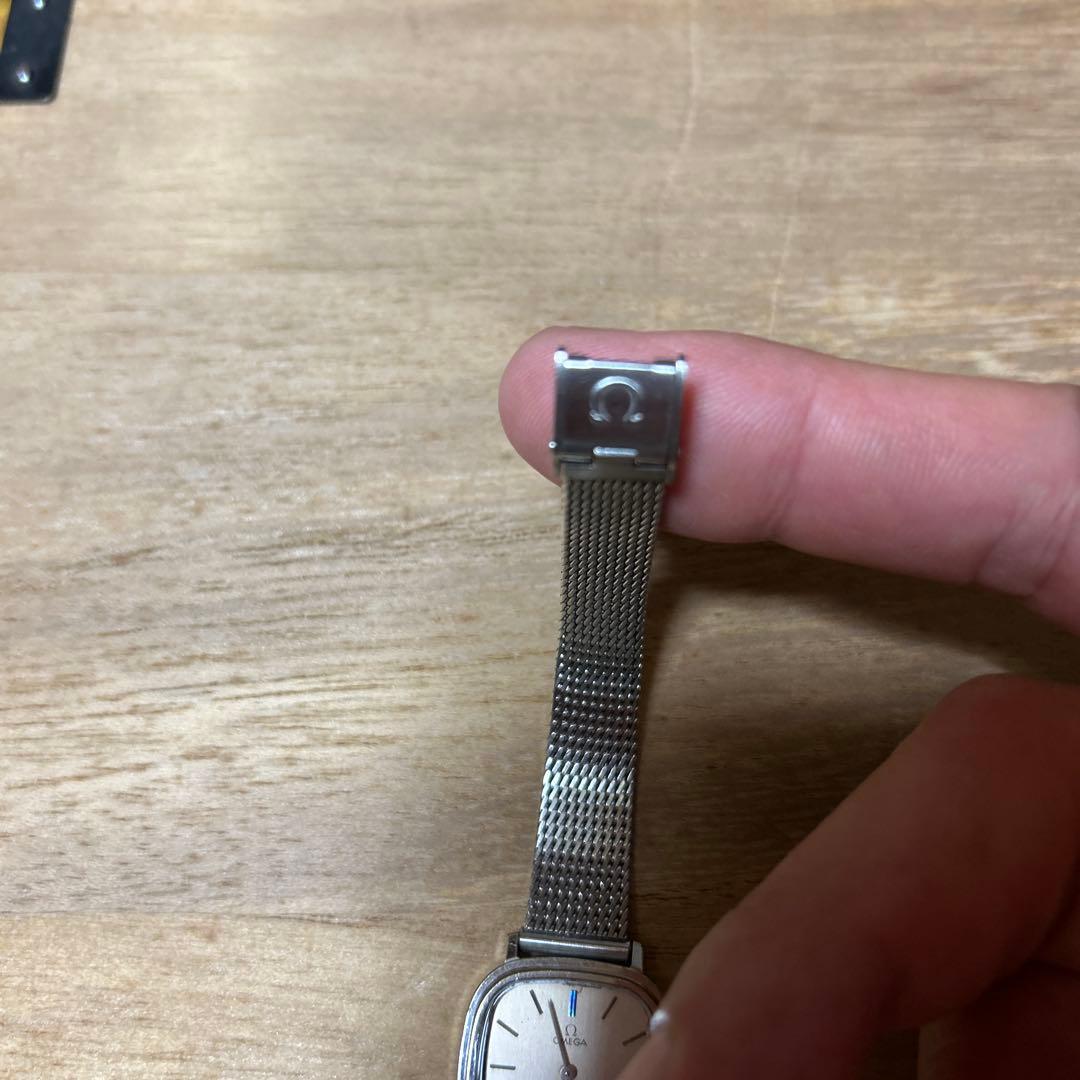 希少 オメガ Omega DEVILLE デビル シルバー 時計 可動品 女性用