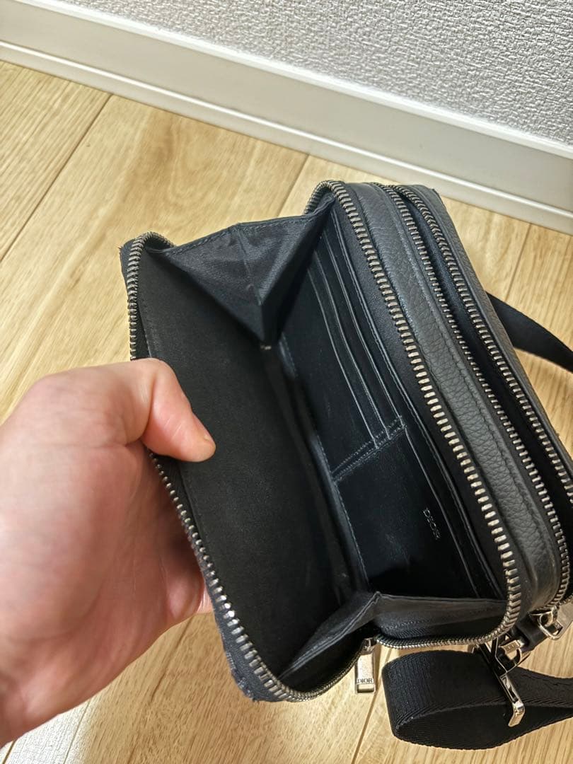 【早い者勝ち】Dior ブラック ショルダーバッグ　オブリオーク　ジャカード