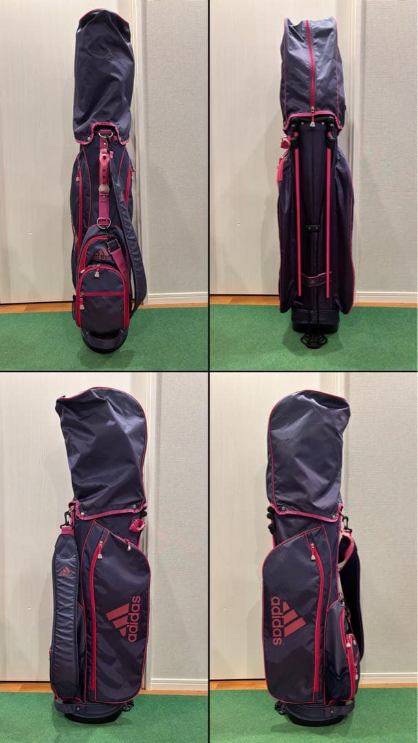 初心者お勧めレディースゴルフクラブセット7本☆ FIGAROフィガロ☆アディダス