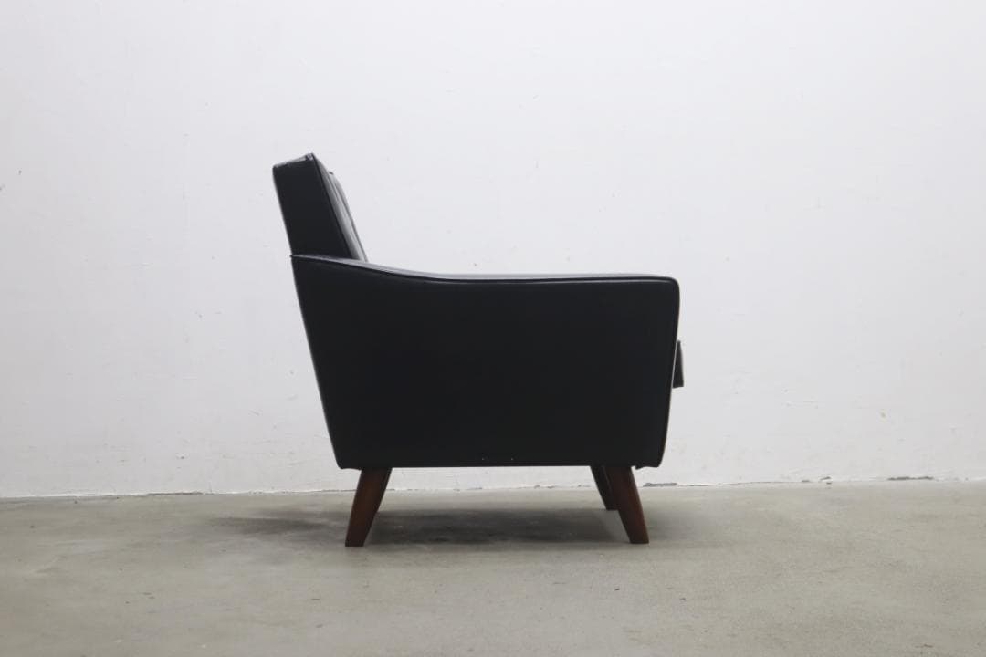 ※※専用※※　カリモク60 ロビーチェア 1シーター ブラック 黒 レトロ 2