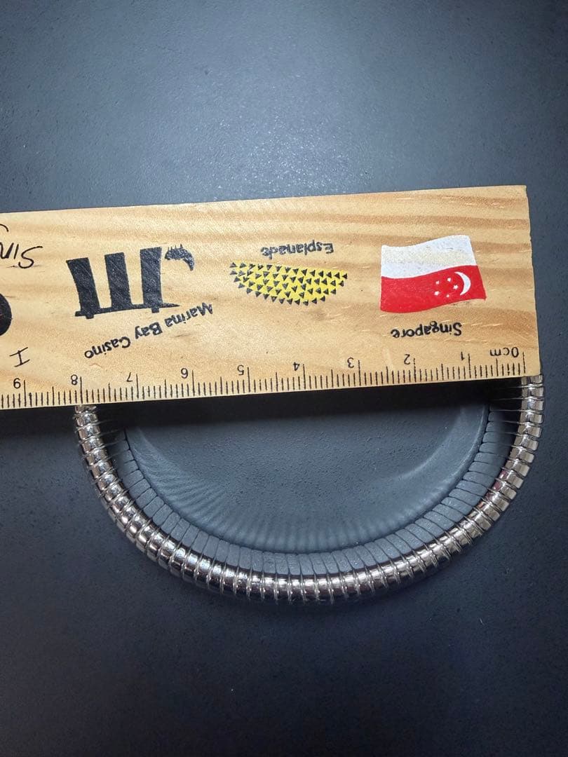 オルゴンリング バングル ブレスレット シルバー系 施術用