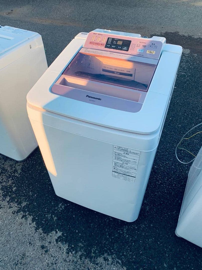 送料設置無料　Panasonic 全自動電気洗濯機　NA-FA80H1