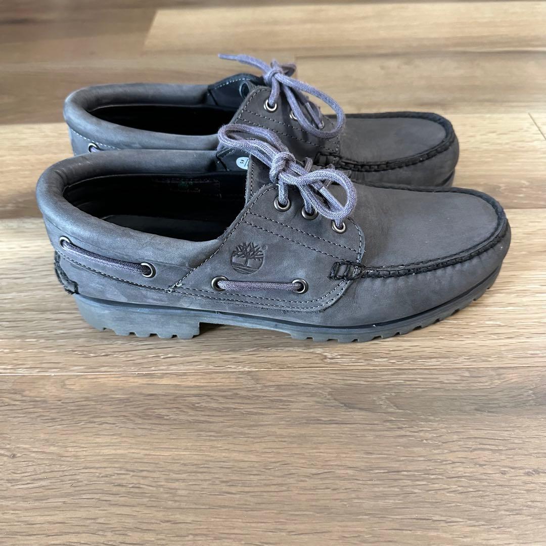 美品‼️Timberland 3eye デッキシューズ 27cm グレー