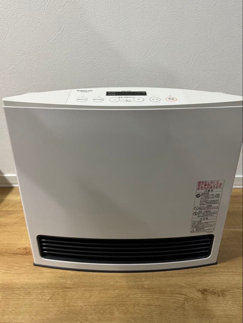 【未使用・箱あり】大阪ガス ガスファンヒーター 美品