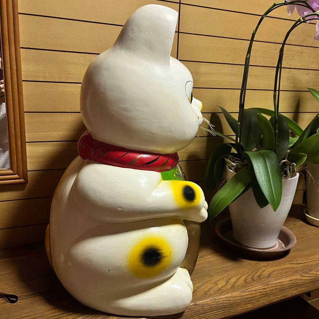 ひでみさん:招き猫　貯金箱　超特大　58cm