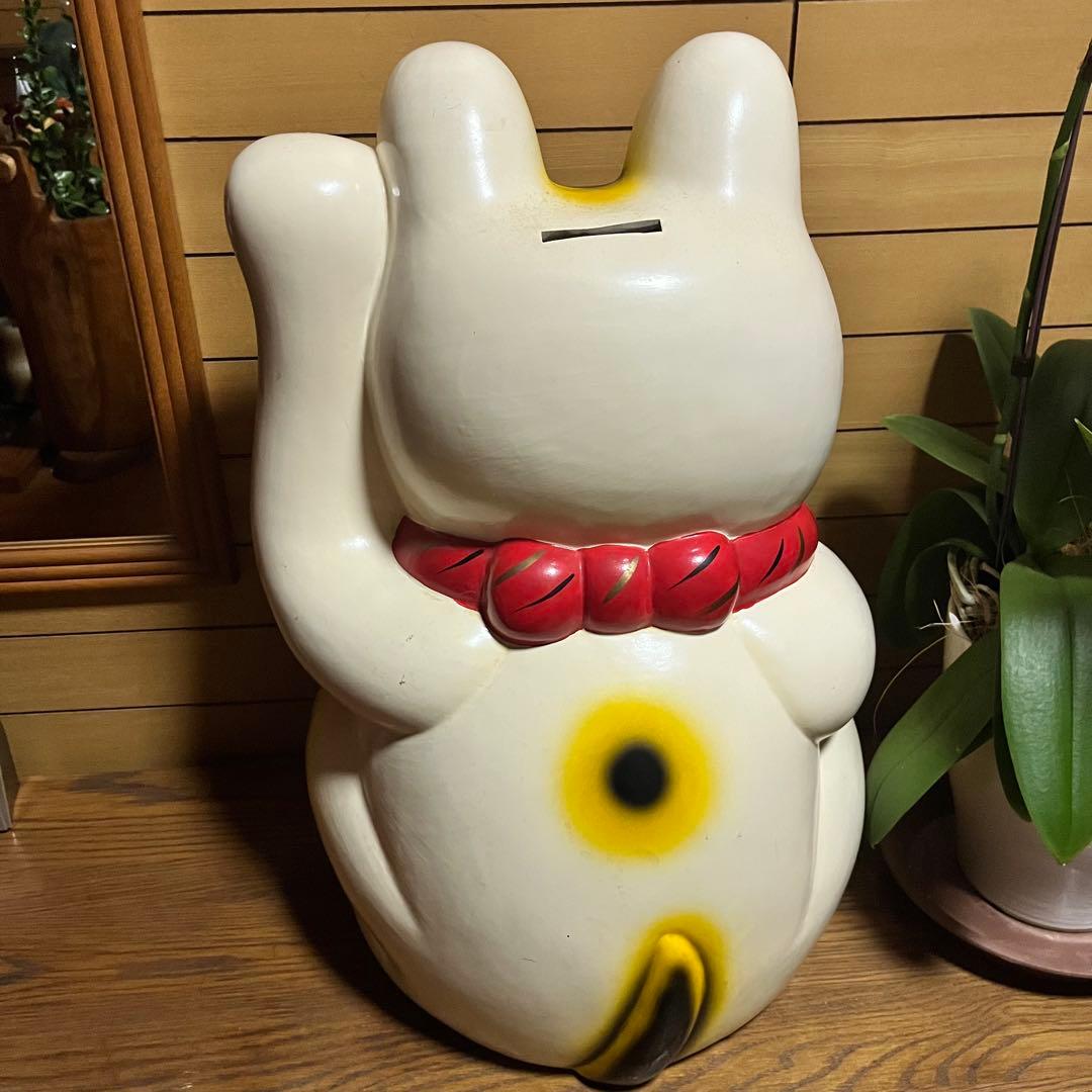ひでみさん:招き猫　貯金箱　超特大　58cm