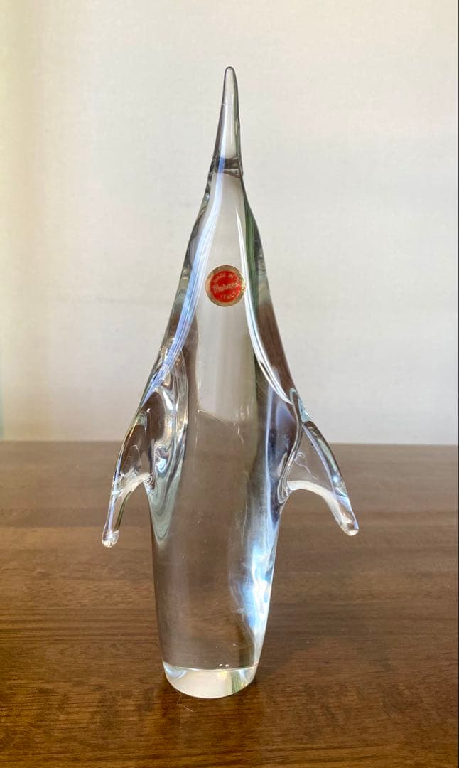 ムラーノガラス ペンギン置物 27cm Murano Italy ヴィンテージ