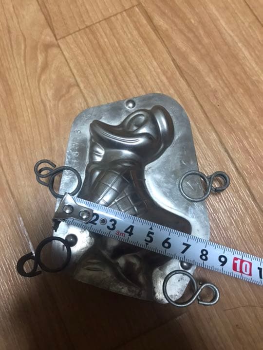 ヴィンテージ 希少メタルチョコレート型ドナルドバレンタインチョコレートモールド