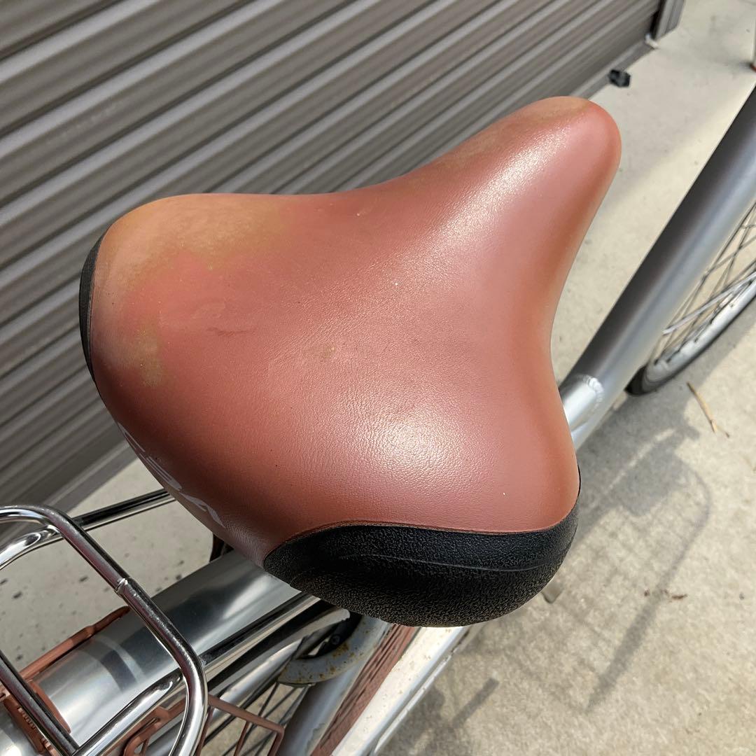 ママチャリ 26インチ オートライト カゴ ペダル 身長140~175cm程度