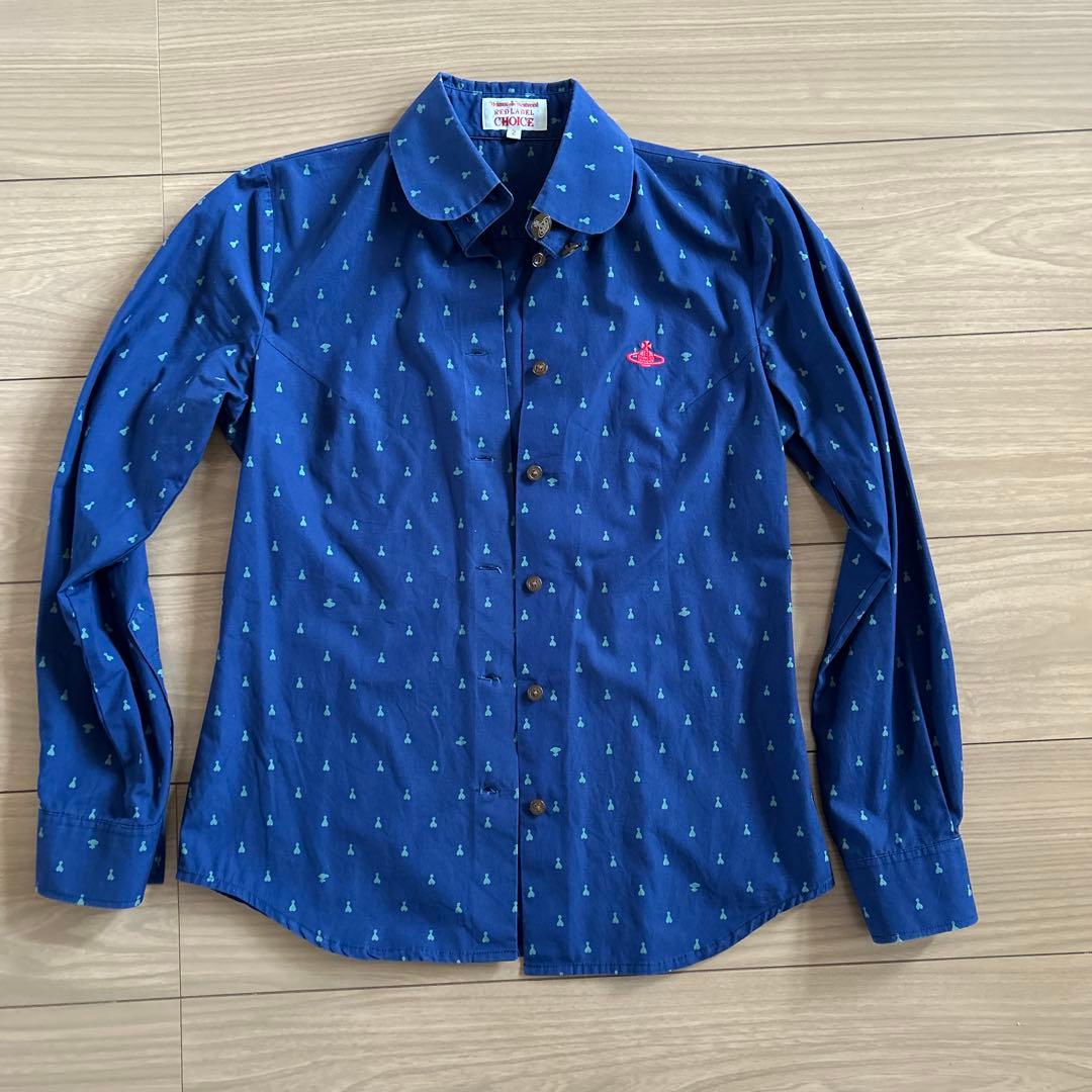 ヴィヴィアンウエストウッド　ネイビーブラウス