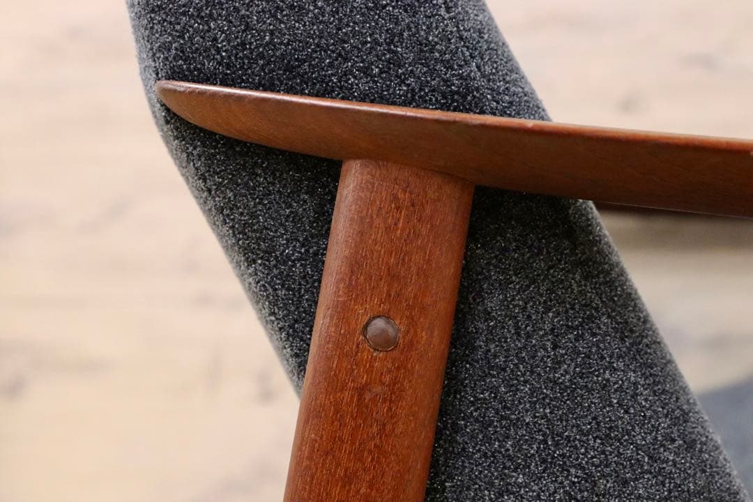 GMFK822A○北欧スタイル ヴィンテージ イージーチェア アームソファ