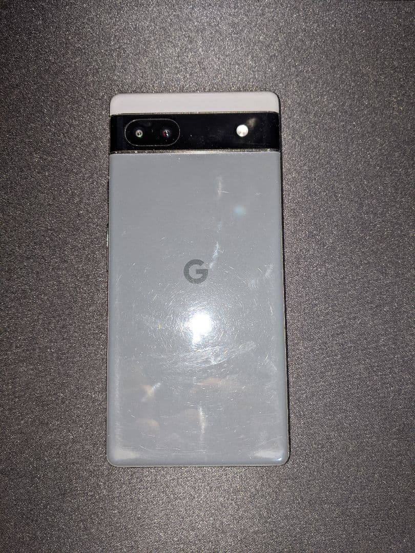 GooglePixel6a チャコール クリアケース付き