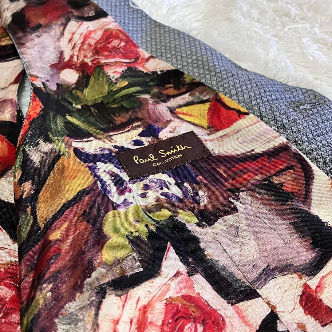 美品 ポールスミス コレクション スリーピース セットアップ スーツ 花柄 M