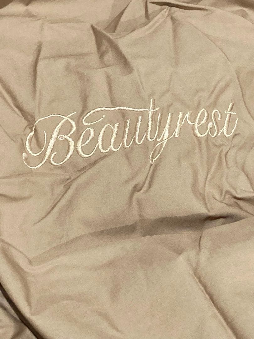 シモンズ ボックスシーツ　ダブルサイズ　新品未使用 ダブル　ブラウン　匿名