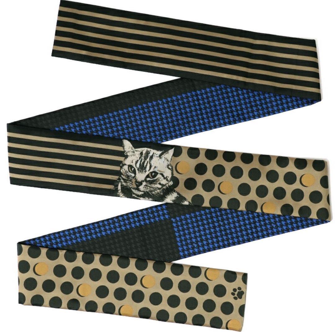 ☆ワッカ☆wakka☆日本製☆半幅帯☆猫☆半幅帯 nico by wakka☆