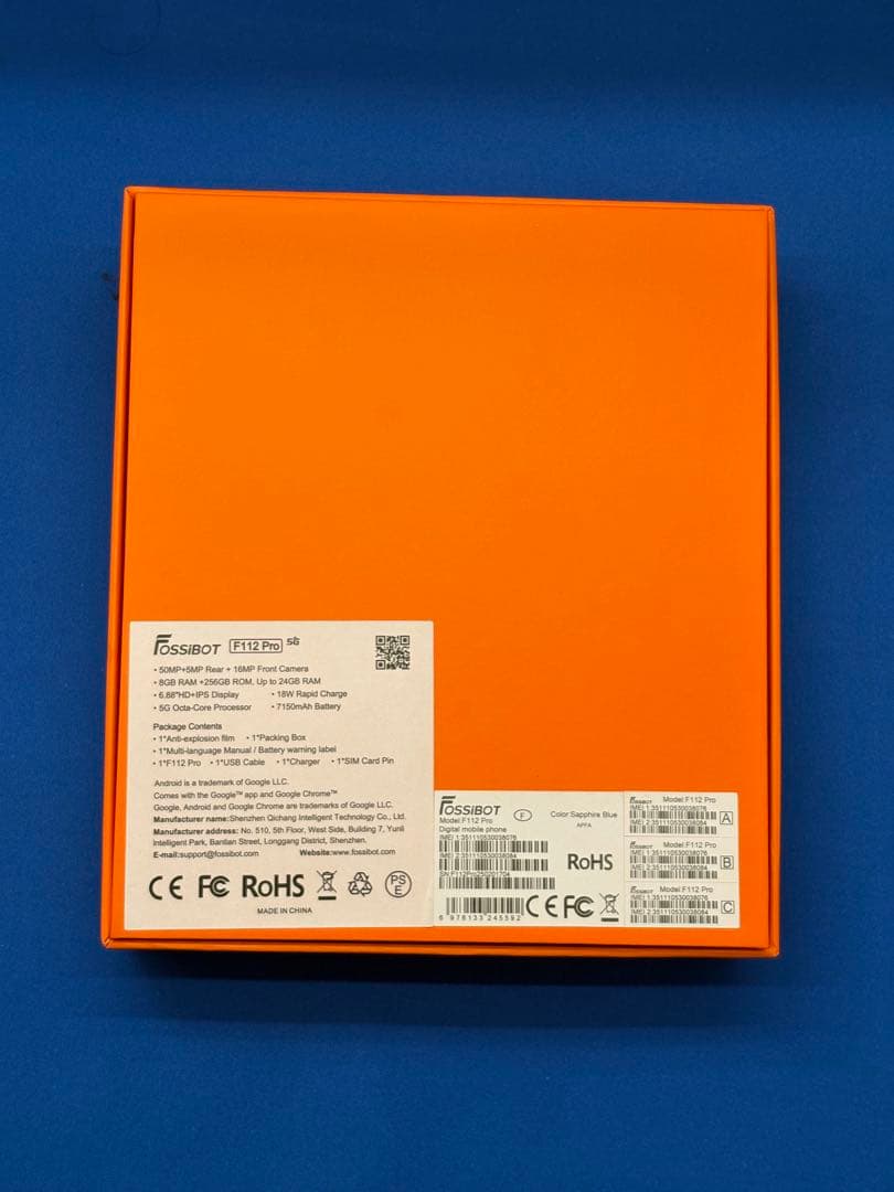 c*o様 FOSSiBOT F112 Pro 5G スマホ SIMフリー