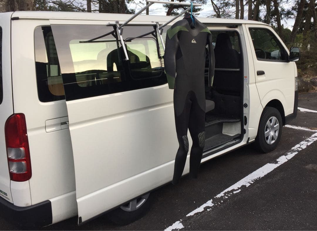 W03ウェットスーツ ハンガー フック スライドドア対応 サーフィン surf