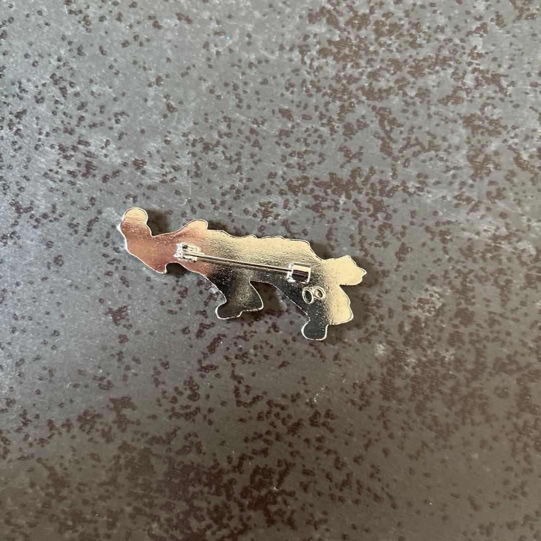 新品未使用　ミナペルホネン　ブローチ　おおかみ　wolf&flower