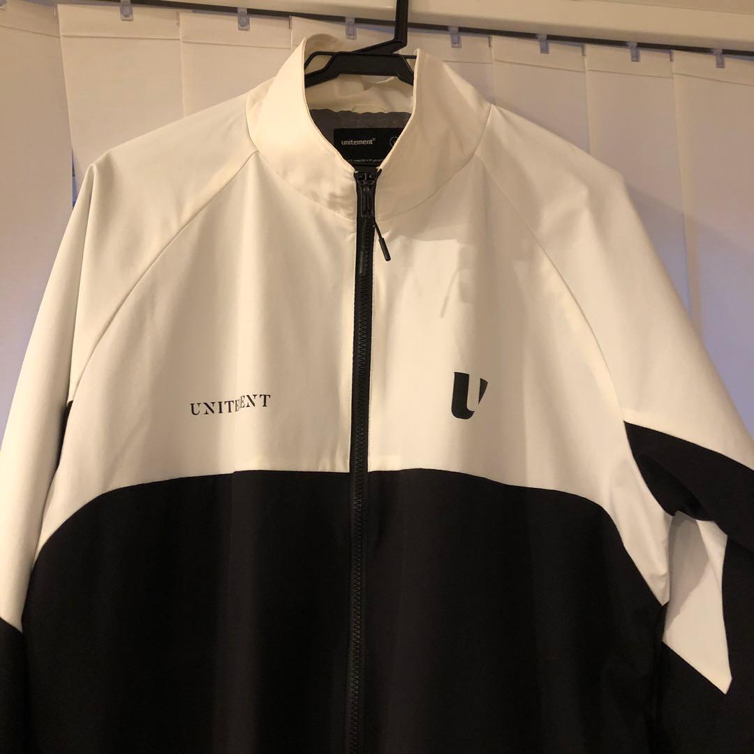 unitement Lサイズ ジャケット ホワイト/ブラック