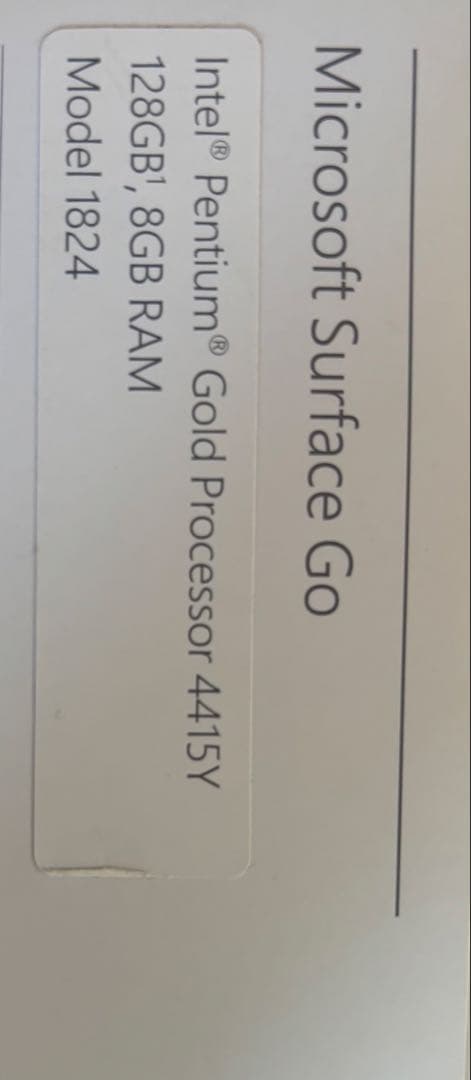 surface go キーボードセット