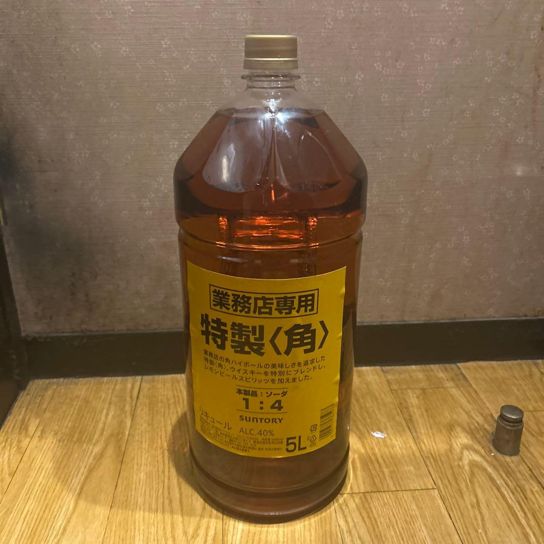 サントリー 特製〈角〉 ウィスキー5L 40%