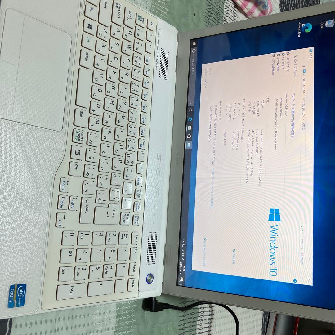 富士通 LIFEBOOK ノート PC AH77/J i7 windows10