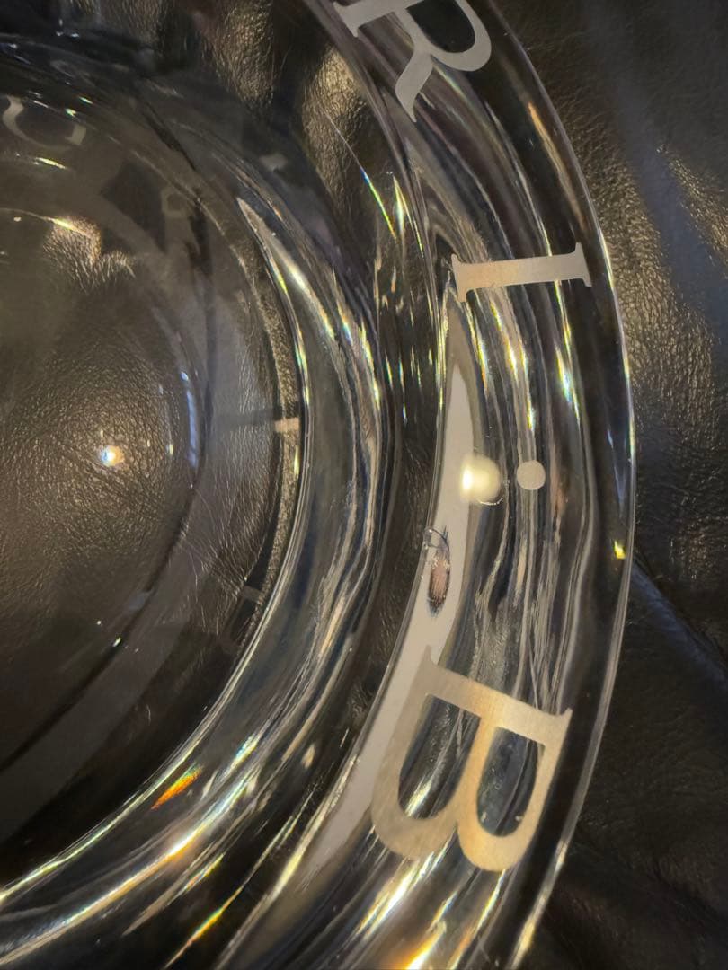 希少BVLGARI ローゼンタール クリスタル アッシュトレイ 専用箱20cm