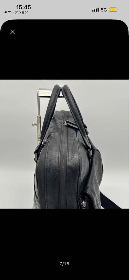 【極美品】dunhill アボリティーズ ビジネスバッグ 2way パスケース付